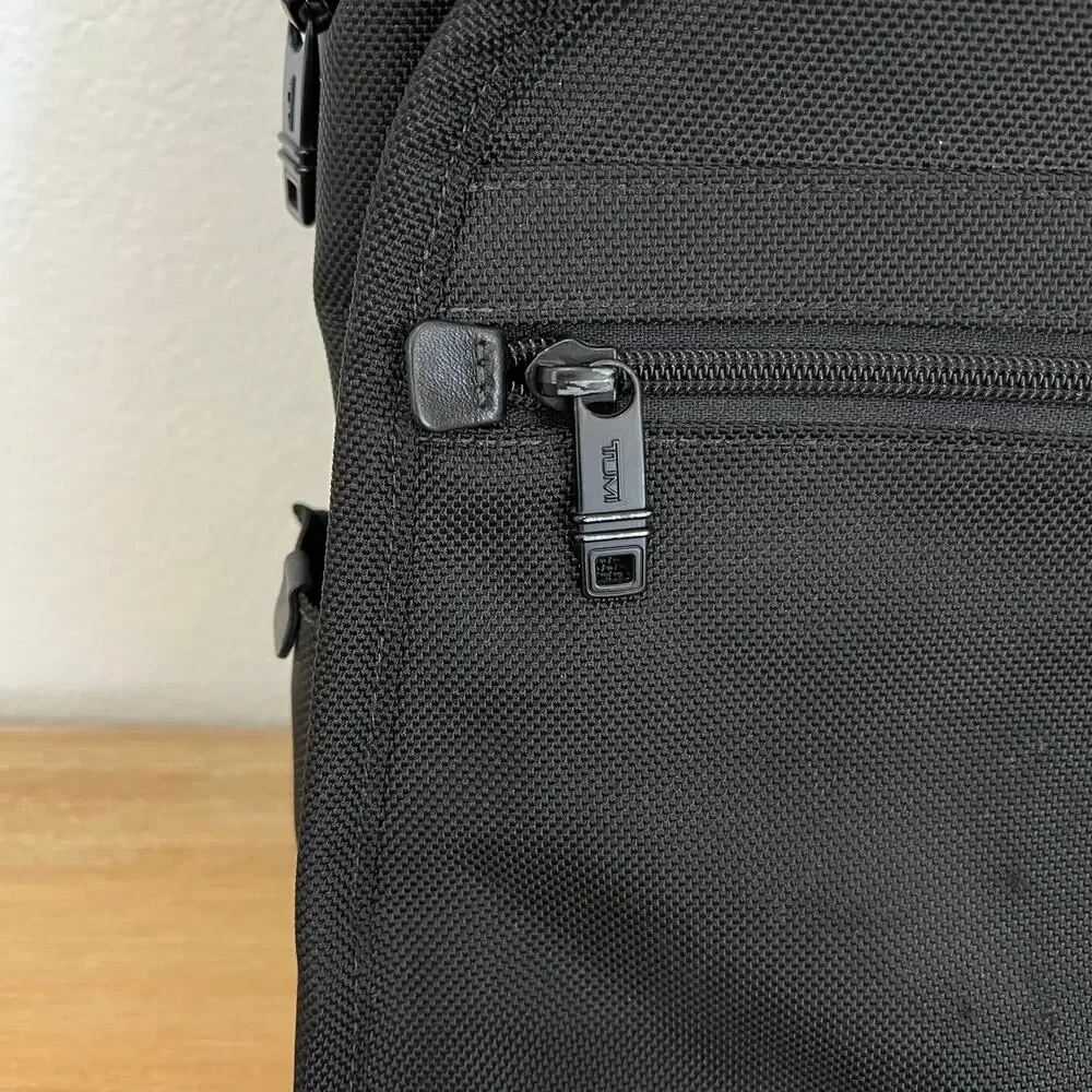 TUMI Alpha Slim Solutions Brief Pack 26172DH Black Nylon Backpack